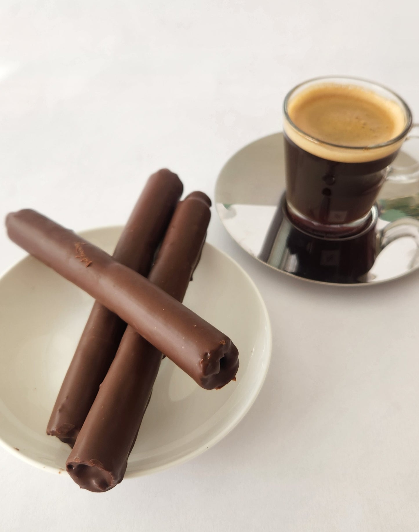 Cuchuflí Bañado en Chocolate