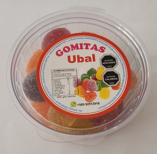 Gomitas sabor a frutas