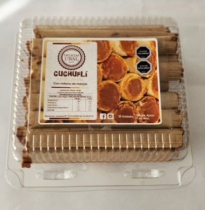 Cuchuflí Relleno de Manjar