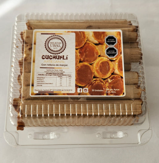 Cuchuflí Relleno de Manjar