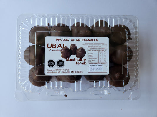 Marshmallow bañado en Chocolate